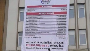 MHP'li başkan AK Partili başkandan kalan borcu ifşa etti