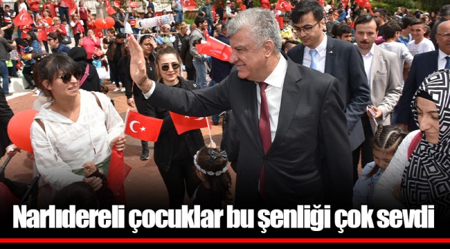 Narlıdereli çocuklar bu şenliği çok sevdi