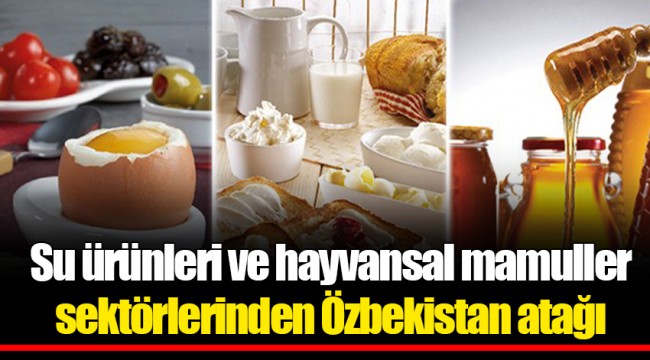 Su ürünleri ve hayvansal mamuller sektörlerinden Özbekistan atağı