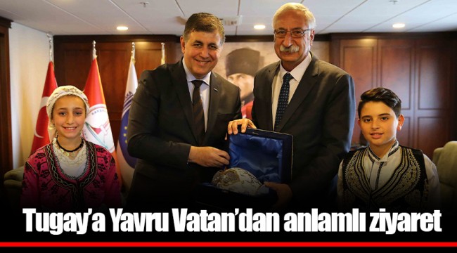 Tugay'a Yavru Vatan'dan anlamlı ziyaret