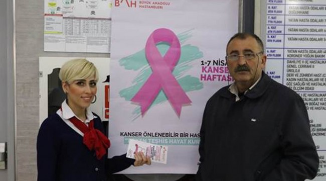 Vatandaşlar kanser konusunda bilgilendirildi