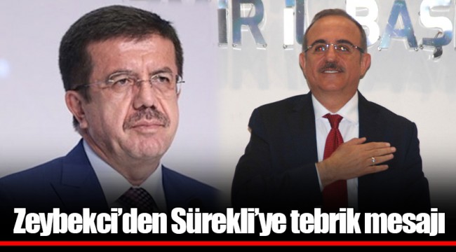 Zeybekci’den Sürekli’ye tebrik mesajı
