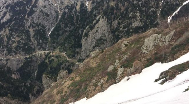 AA muhabiri uçurumdan yuvarlandı