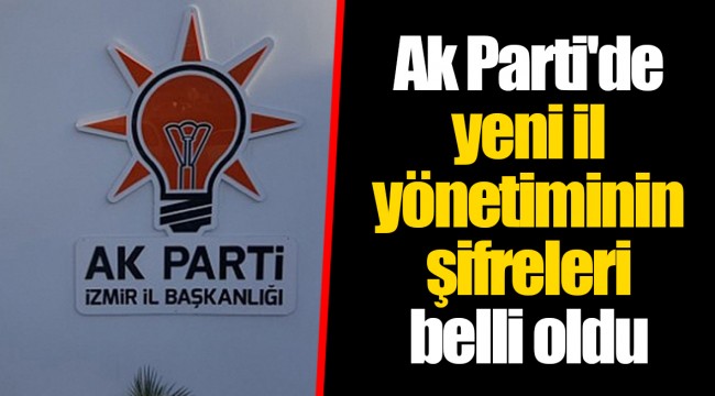Ak Parti'de yeni il yönetiminin şifreleri belli oldu
