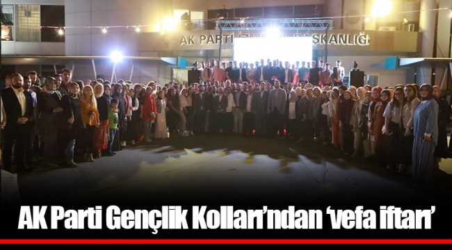 AK Parti Gençlik Kolları’ndan ‘vefa iftarı’