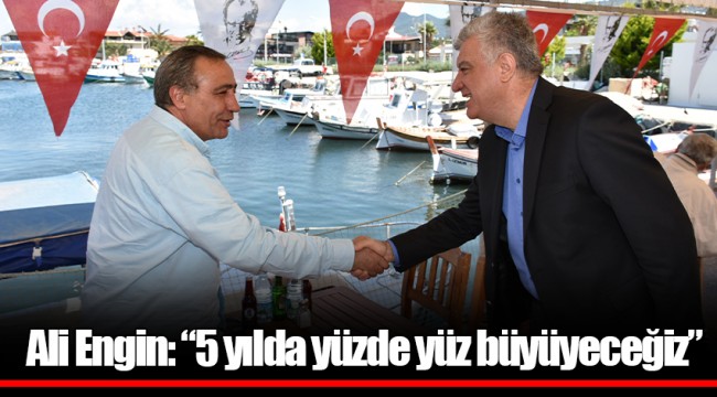Ali Engin: “5 yılda yüzde yüz büyüyeceğiz”