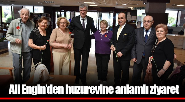Ali Engin’den huzurevine anlamlı ziyaret