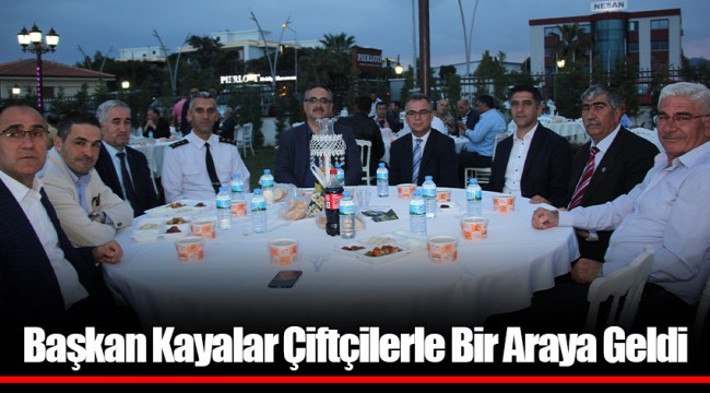Başkan Kayalar Çiftçilerle Bir Araya Geldi