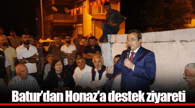 Batur’dan Honaz'a destek ziyareti