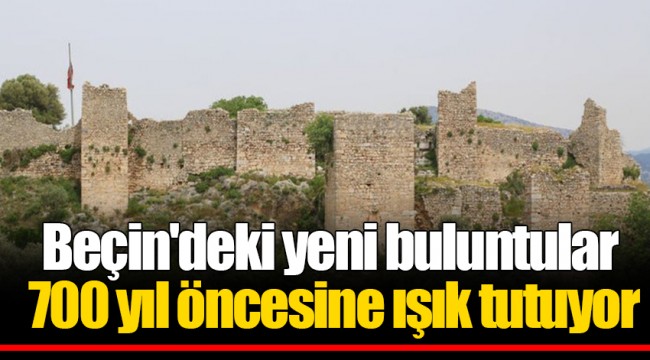 Beçin'deki yeni buluntular 700 yıl öncesine ışık tutuyor