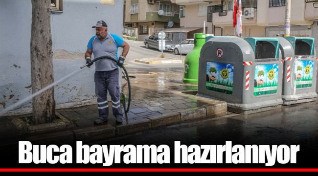 Buca bayrama hazırlanıyor