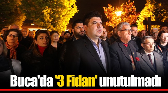 Buca'da '3 Fidan' unutulmadı