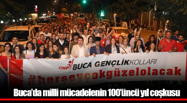 Buca’da milli mücadelenin 100’üncü yıl coşkusu