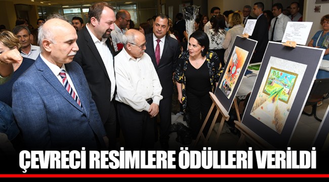ÇEVRECİ RESİMLERE ÖDÜLLERİ VERİLDİ