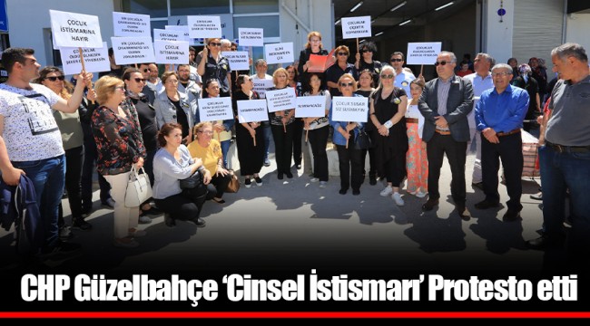 CHP Güzelbahçe ‘Cinsel İstismarı’ Protesto etti
