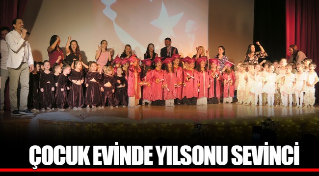 ÇOCUK EVİNDE YILSONU SEVİNCİ