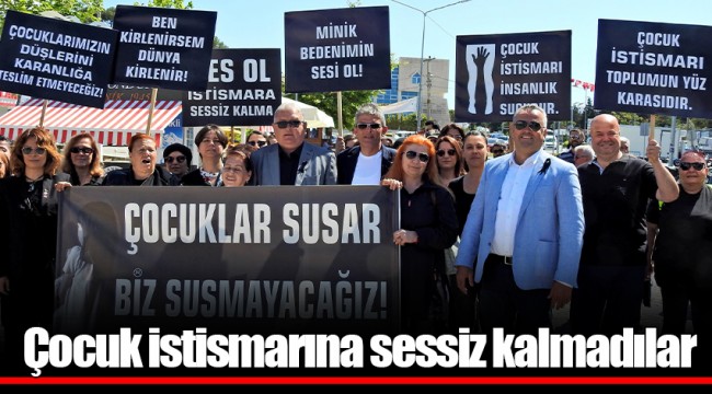 Çocuk istismarına sessiz kalmadılar