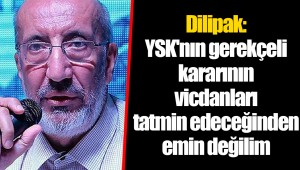 Dilipak: YSK'nın gerekçeli kararının vicdanları tatmin edeceğinden emin değilim