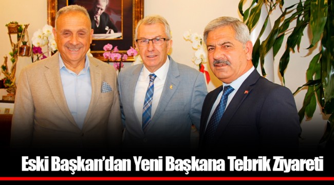 Eski Başkan’dan Yeni Başkana Tebrik Ziyareti
