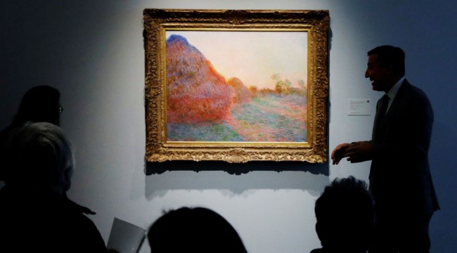 Fransız ressam Monet'nin 'saman yığınları' rekorları kırdı
