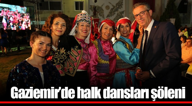 Gaziemir’de halk dansları şöleni