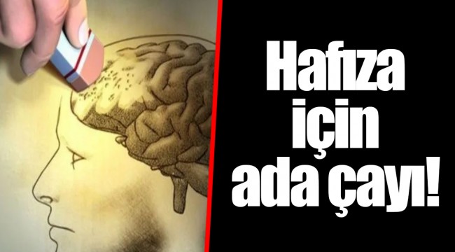 Hafıza için ada çayı!