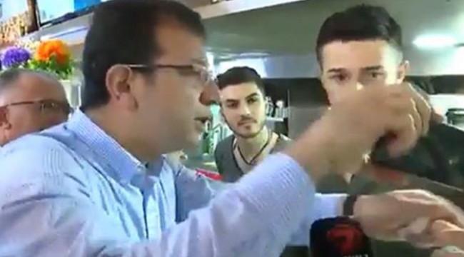 Hükümete yakınlığıyla bilinen medya "İmamoğlu vatandaşa tokat attı" dedi; CHP'li Gürsel Tekin videonun montajsız halini paylaştı