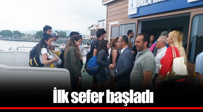 İlk sefer başladı