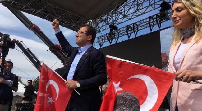 İmamoğlu Bakırköy'deki miting alanında