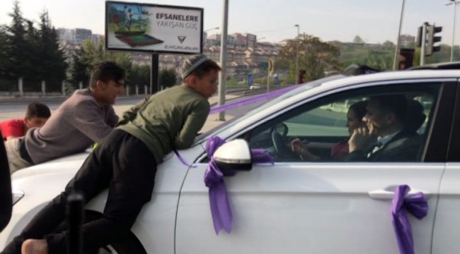 İstanbul’da trafikte “bahşiş” terörü kamerada