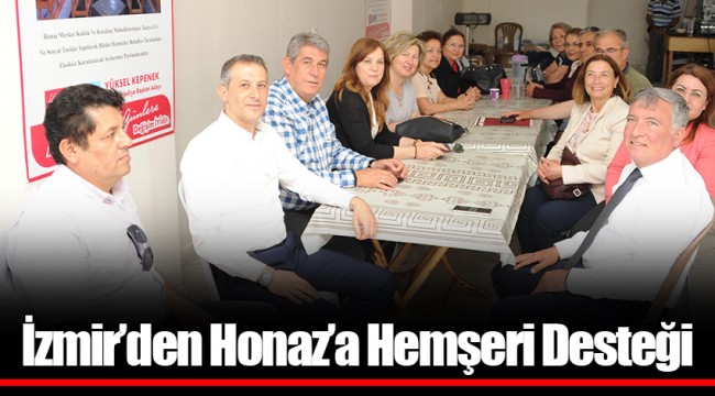 İzmir’den Honaz’a Hemşeri Desteği