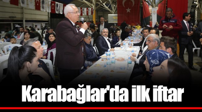 Karabağlar'da ilk iftar