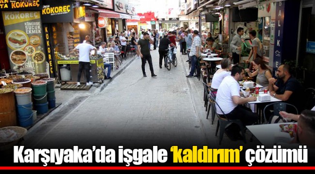 Karşıyaka’da işgale ‘kaldırım’ çözümü