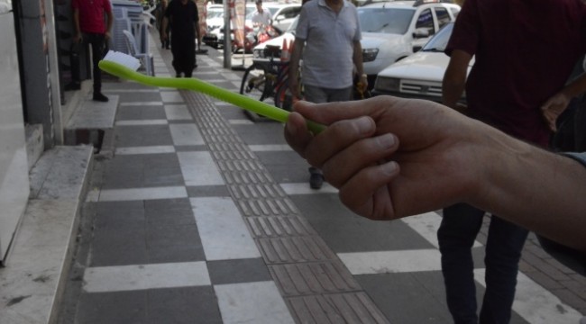 Kaynananın gelinine fırlattığı diş fırçası silah sayıldı