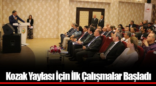 Kozak Yaylası İçin İlk Çalışmalar Başladı