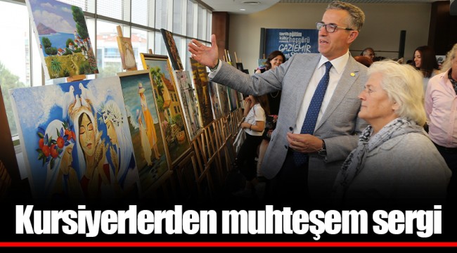 Kursiyerlerden muhteşem sergi