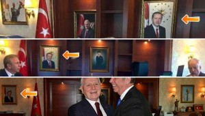 Mansur Yavaş'ın odasındaki Erdoğan portresinin yolculuğu sosyal medyanın dikkatinden kaçmadı