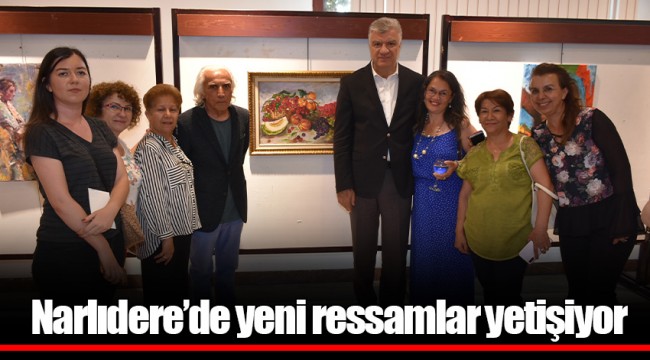 Narlıdere’de yeni ressamlar yetişiyor