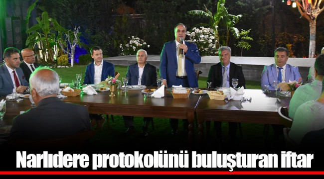 Narlıdere protokolünü buluşturan iftar