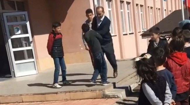 Öğrencilere şiddet uygulayan okul müdürü görevden alındı