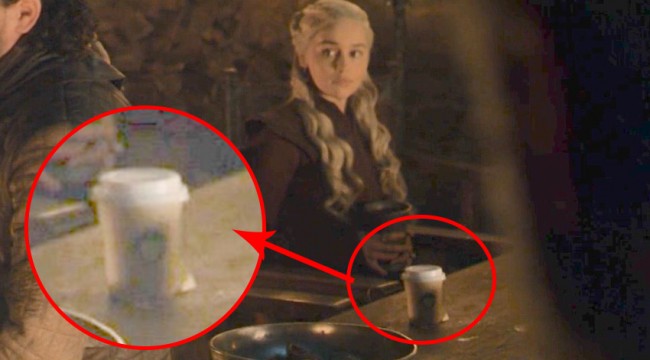 Starbucks, Winterfell�e de geldi Game of Thrones sahnesinde kahve