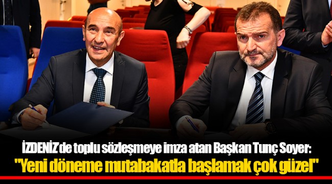 "Yeni döneme mutabakatla başlamak çok güzel"