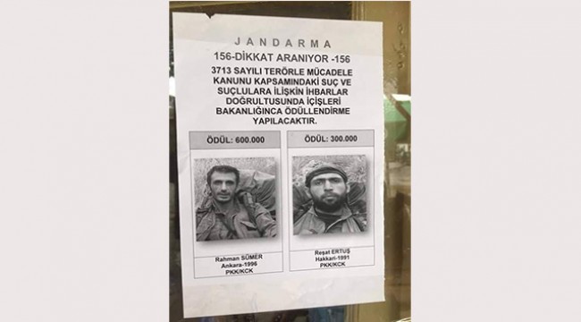 Asker Doğu Karadeniz'de iki PKK'lının peşinde