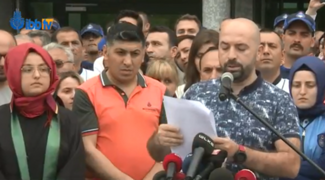 Bir grup İBB çalışanından İmamoğlu protestosu: 'İsraf' diyerek algı operasyonu yapılıyor