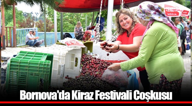 Bornova'da Kiraz Festivali Coşkusu