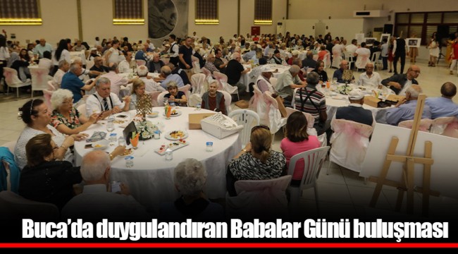 Buca’da duygulandıran Babalar Günü buluşması