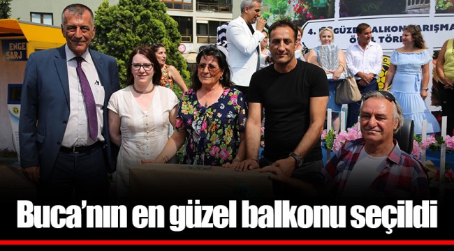 Buca'nın en güzel balkonu seçildi