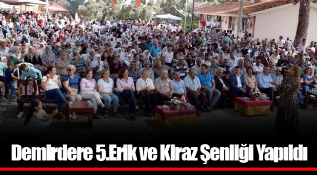 Demirdere 5.Erik ve Kiraz Şenliği Yapıldı