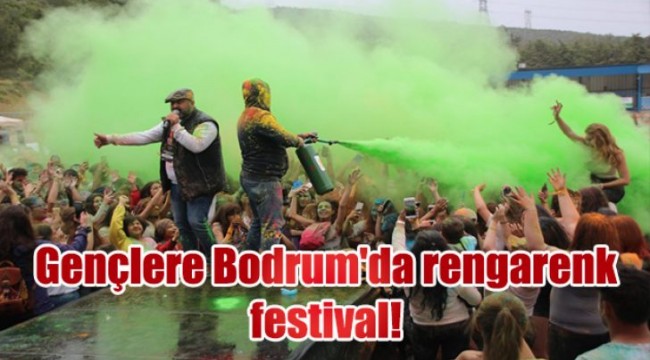 Gençlere Bodrum'da rengarenk festival