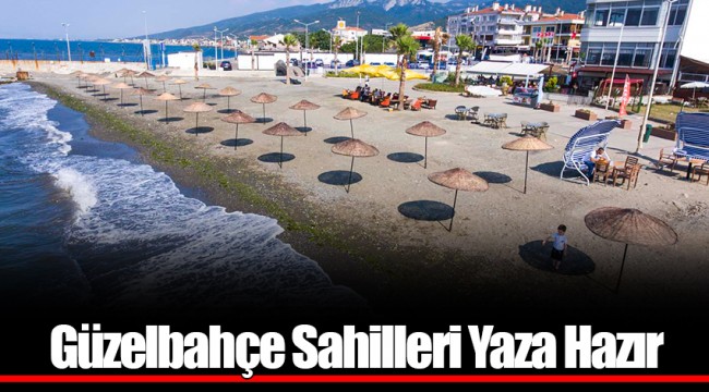 Güzelbahçe Sahilleri Yaza Hazır